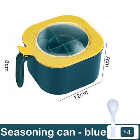 4 In 1 Seasoning Box with Spoon