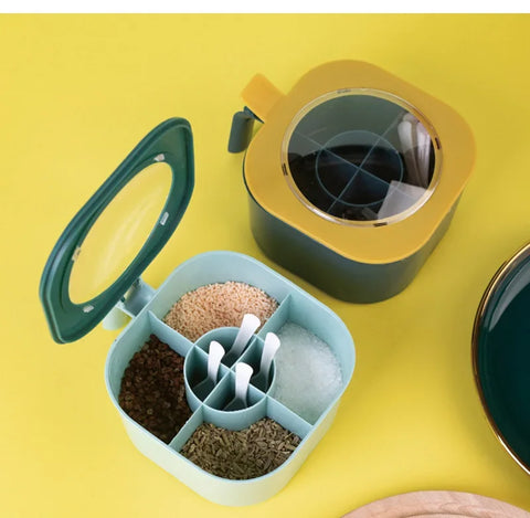 4 In 1 Seasoning Box with Spoon