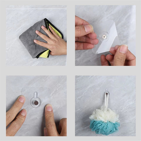 Adhesive Flat Screw Wall Mounts