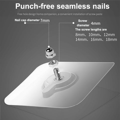 Adhesive Screw Wall Mounts